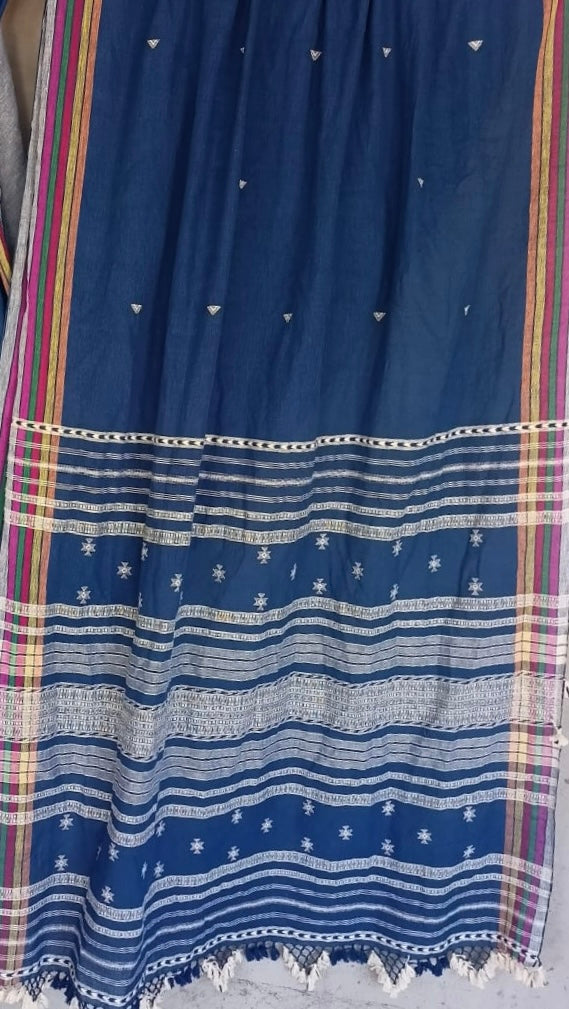 Bhujodi-Kala cotton HANDLOOM saree (subject to availability confirm before placing an order WhatsApp no : 9136956003)