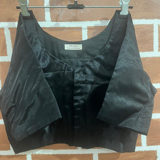 Black Mashru Blouse