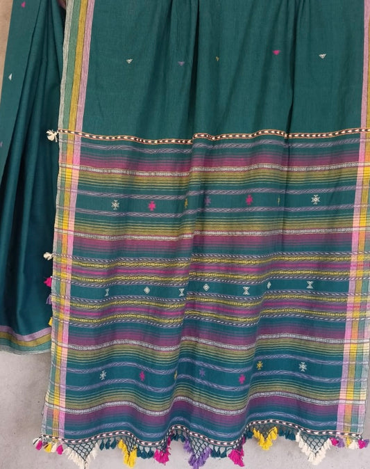 Bhujodi-Kala cotton HANDLOOM saree (subject to availability)