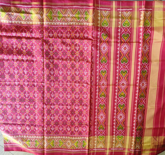 Pink Single Ikat Patola