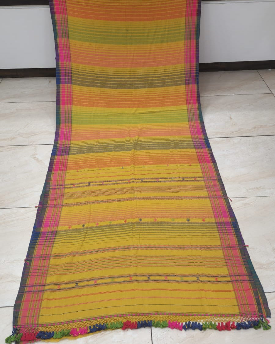 Bhujodi-Kala cotton HANDLOOM saree (subject to availability confirm before placing an order WhatsApp no : 9136956003)