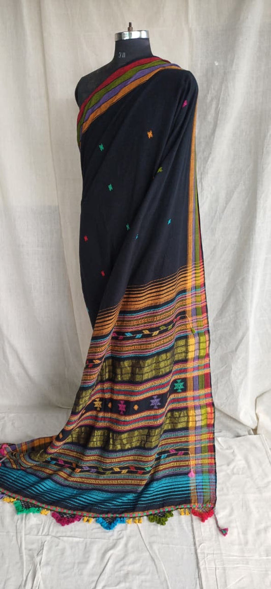 Trujvaa viral Rangsutra collection Bhujodi saree (Pre-Order)