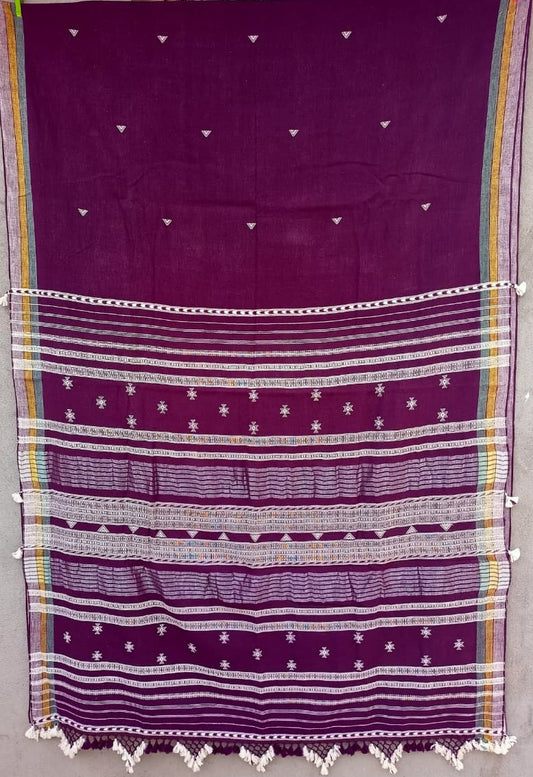 Bhujodi-Kala cotton HANDLOOM saree (subject to availability)
