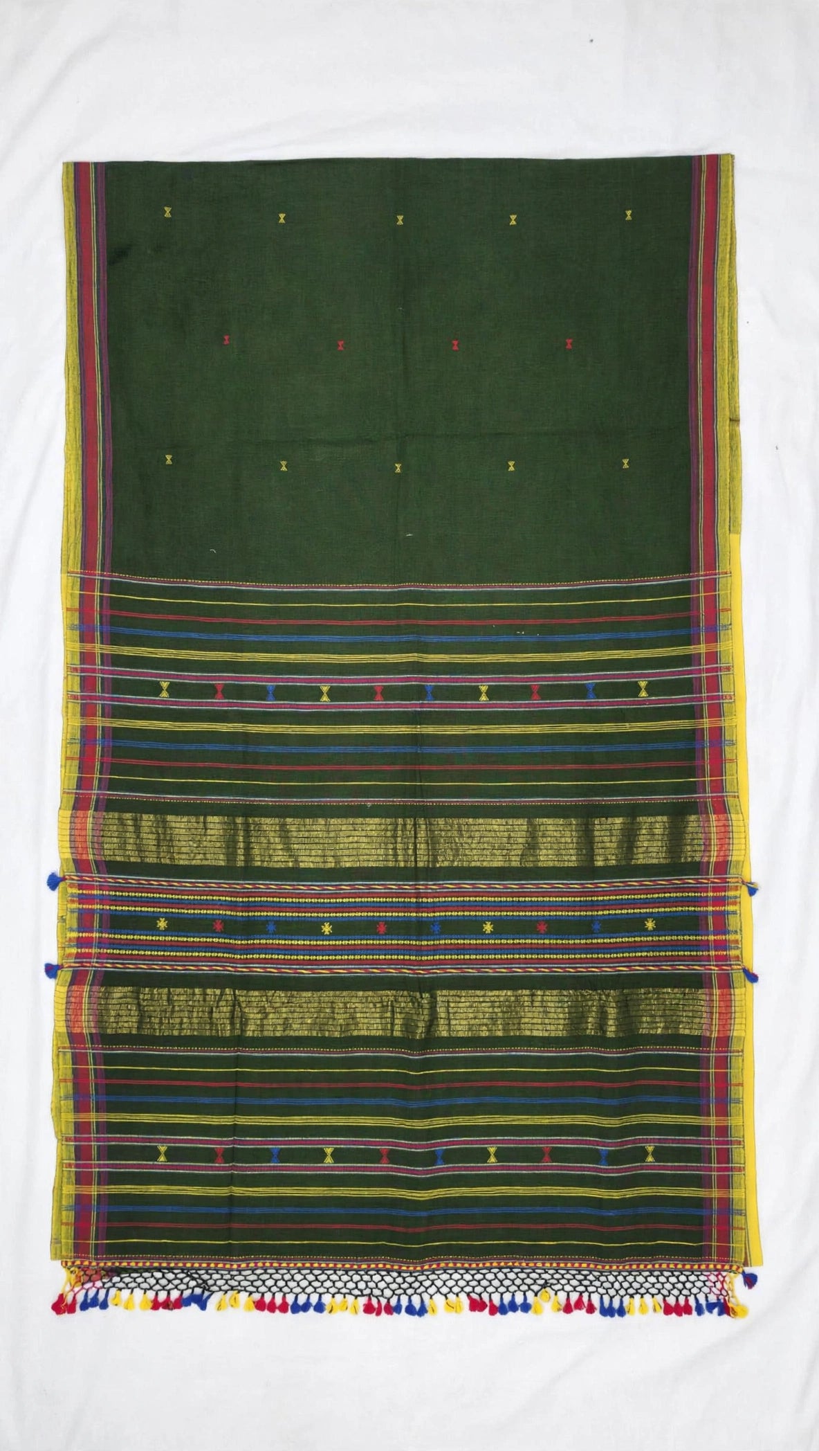 Bhujodi-Kala cotton HANDLOOM saree (subject to availability confirm before placing an order WhatsApp no : 9136956003)