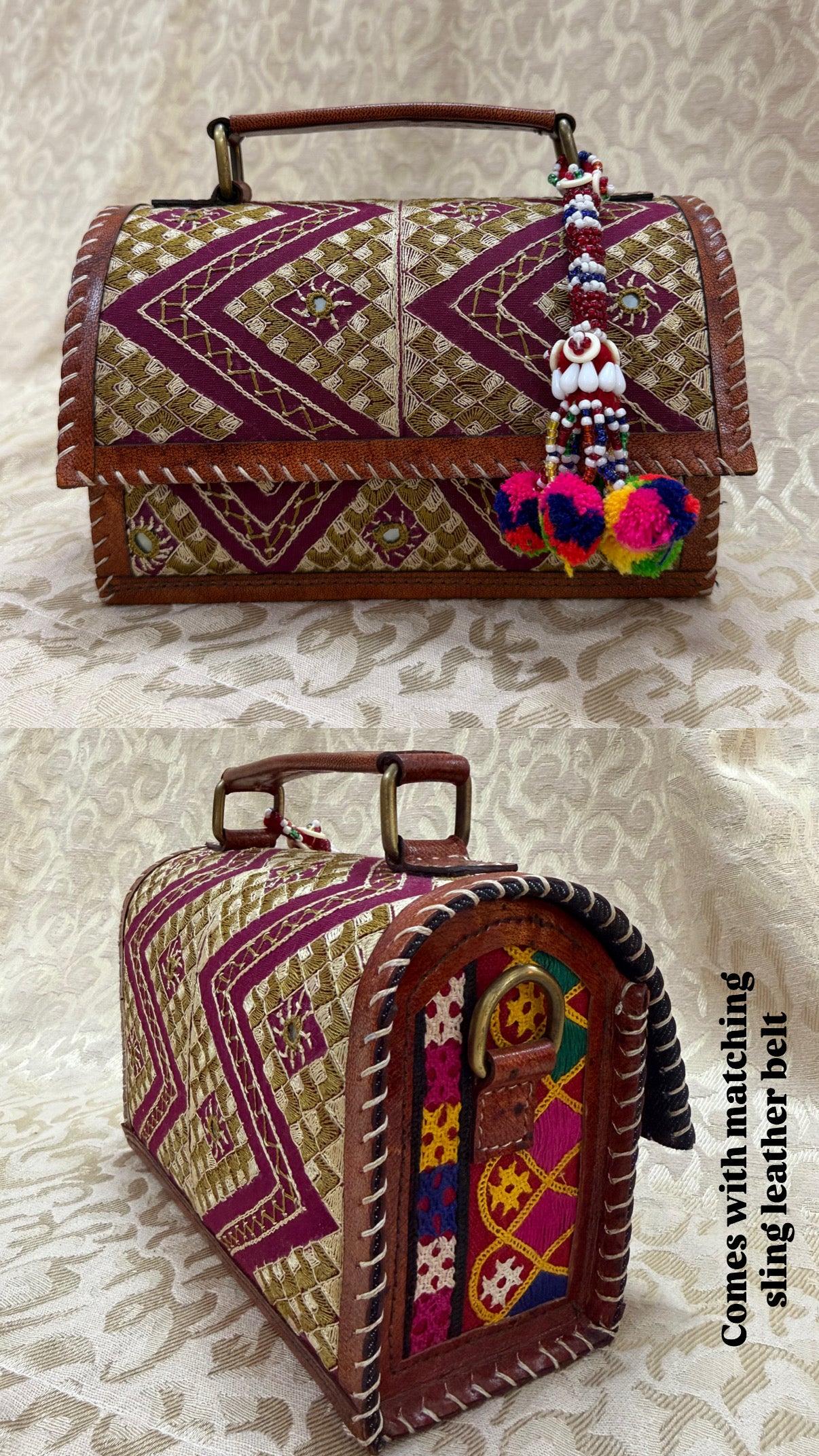Leather Sling Bag : 4