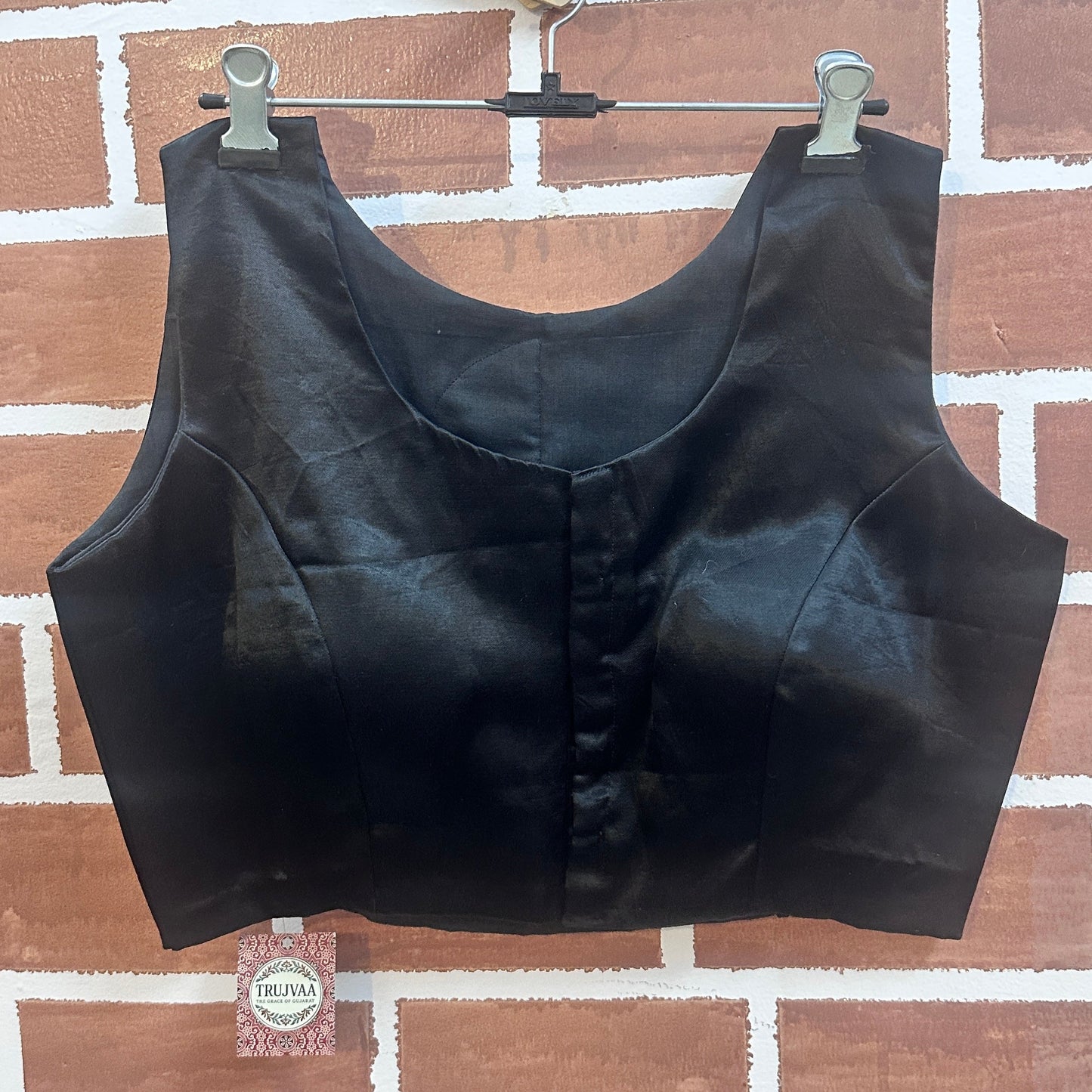 Black Mashru Blouse