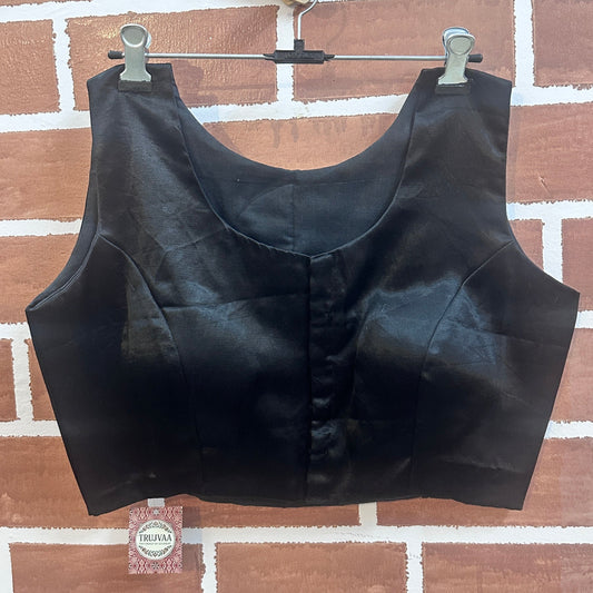 Black Mashru Blouse