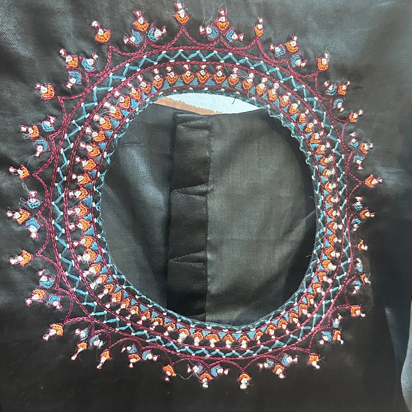 Black Mashru Blouse