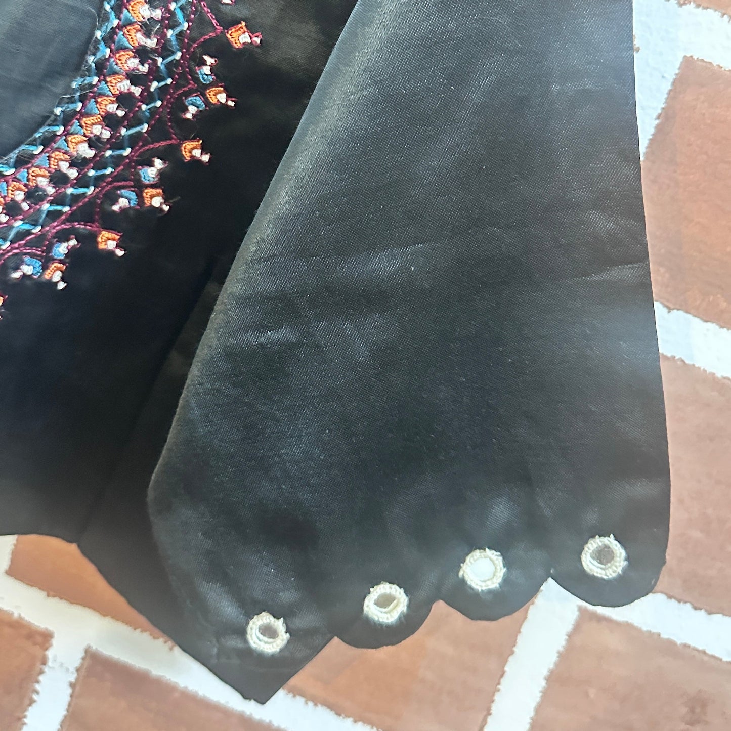 Black Mashru Blouse