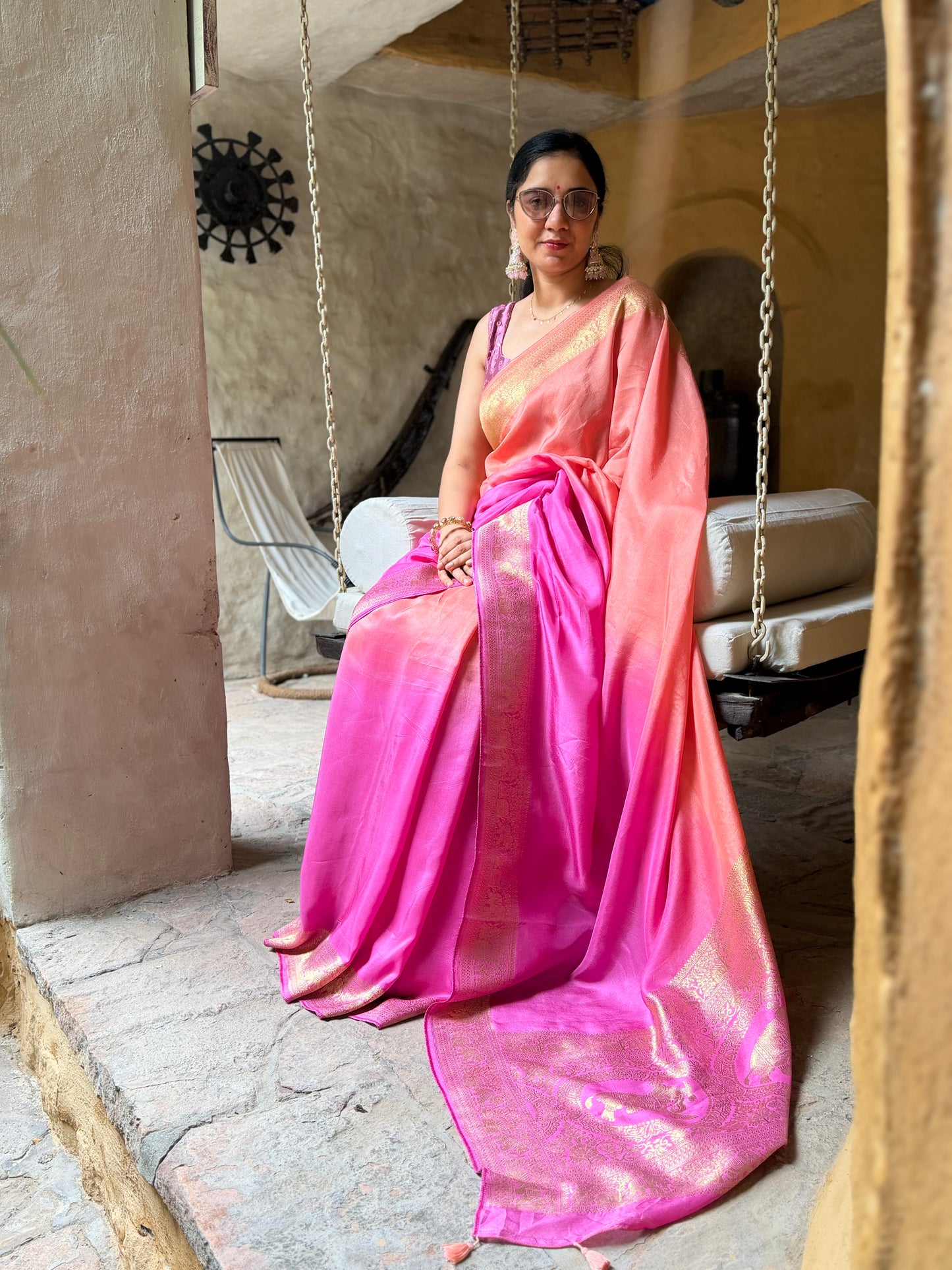 Dola Silk Ombre Saree