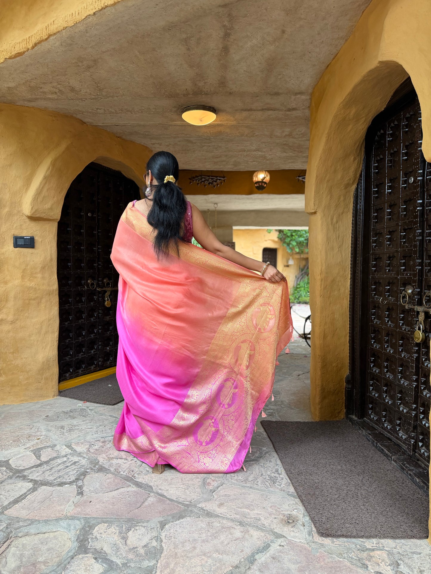 Dola Silk Ombre Saree