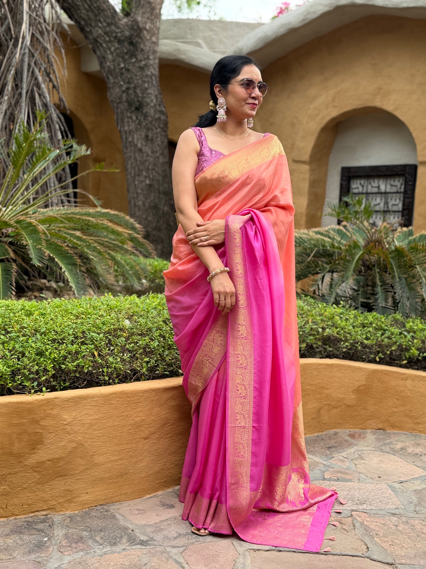 Dola Silk Ombre Saree