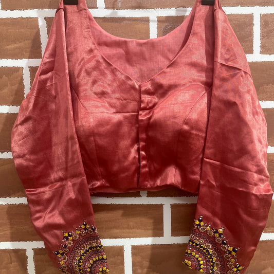 Pink Mashru Blouse