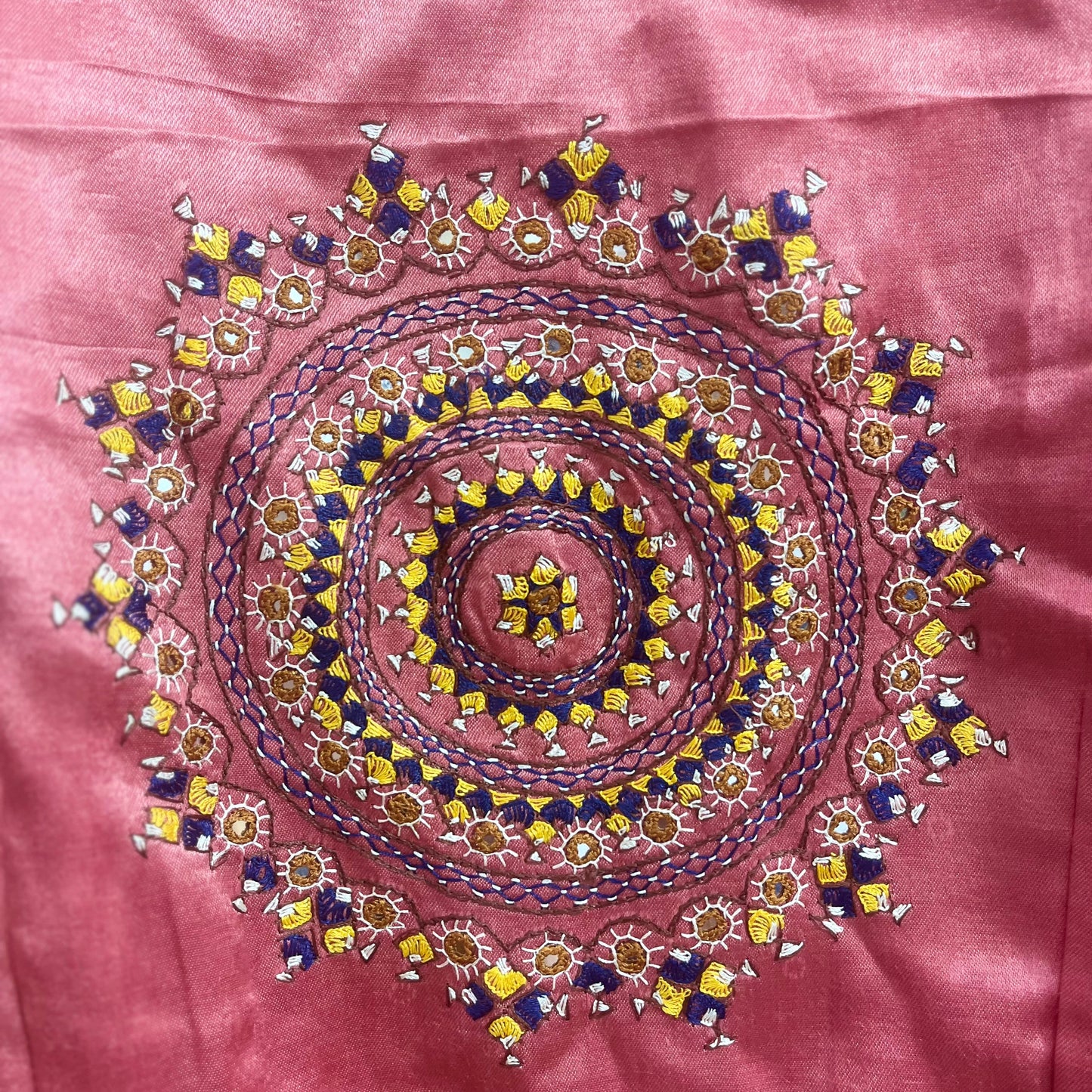 Pink Mashru Blouse
