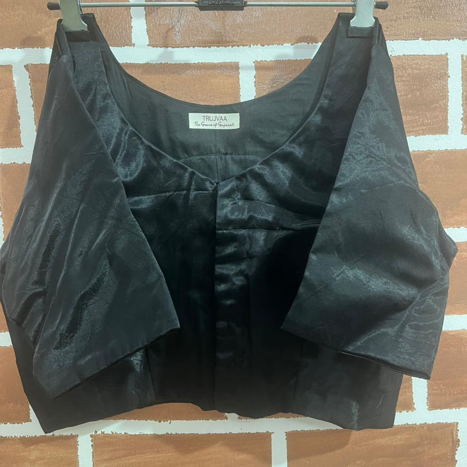 Black Mashru Blouse