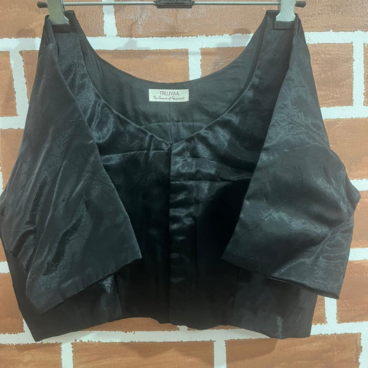 Black Mashru Blouse