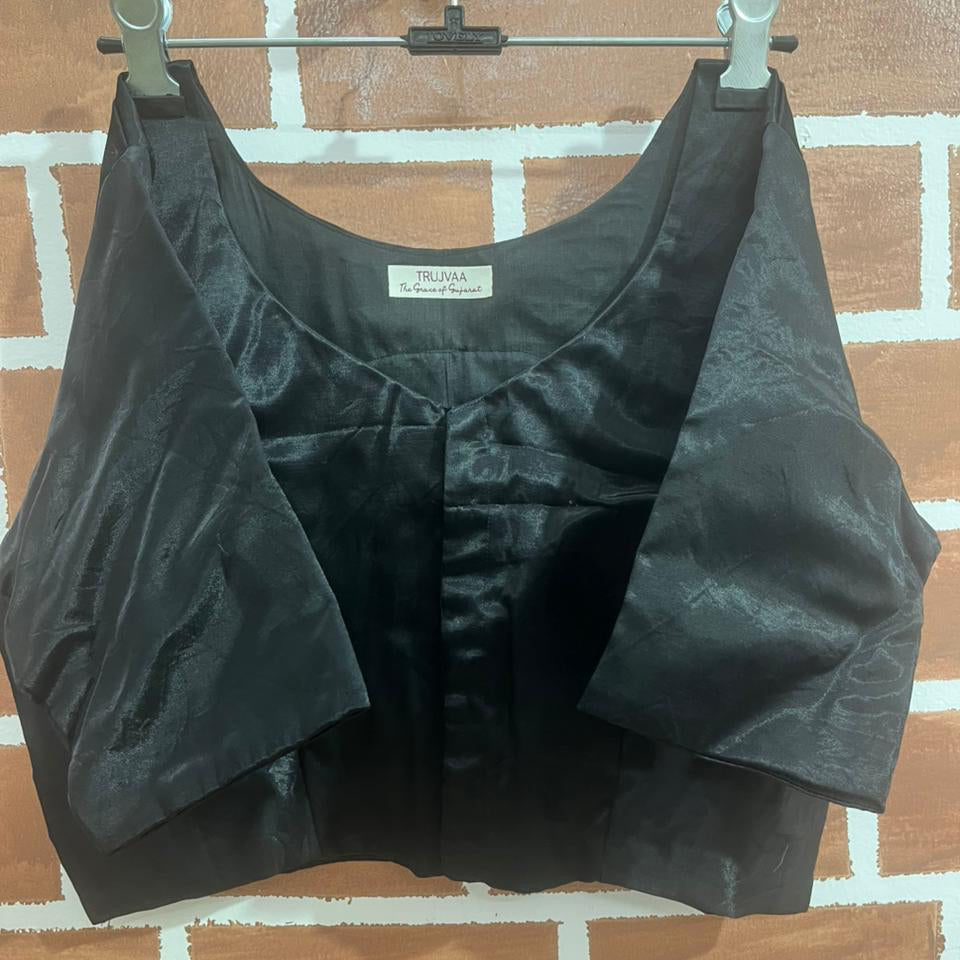 Black Mashru Blouse