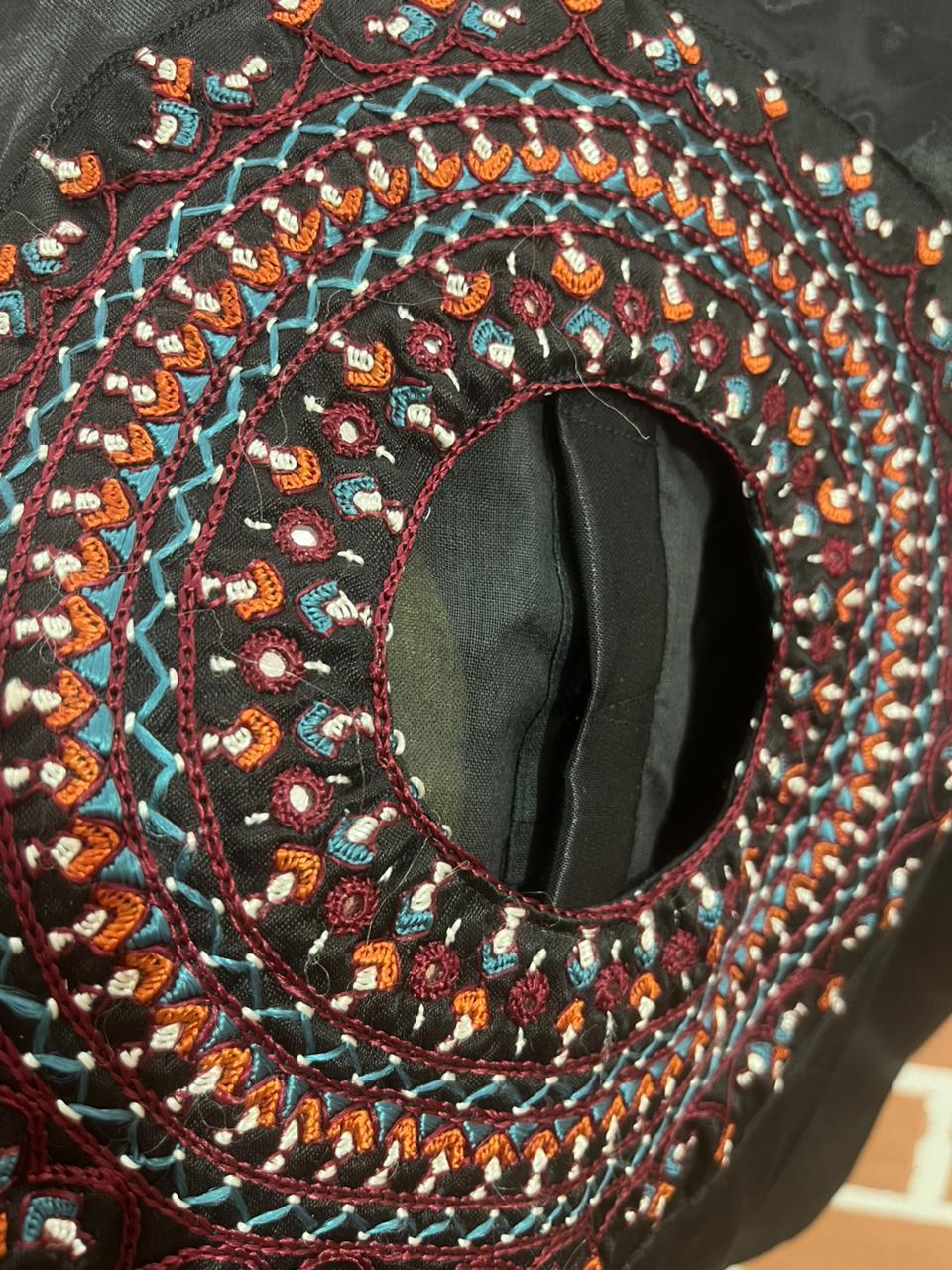 Black Mashru Blouse