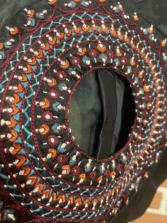 Black Mashru Blouse
