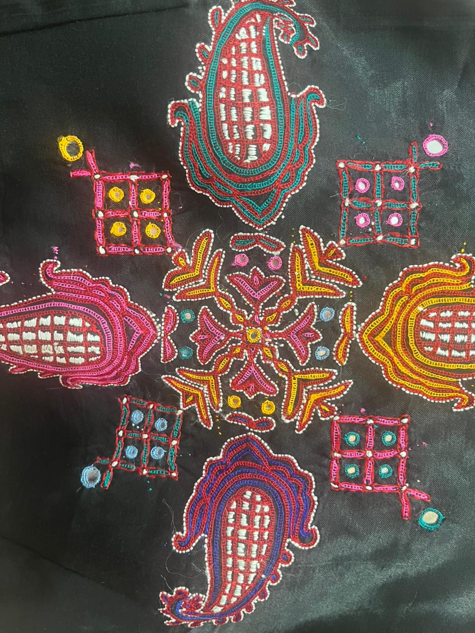 Black Mashru Blouse
